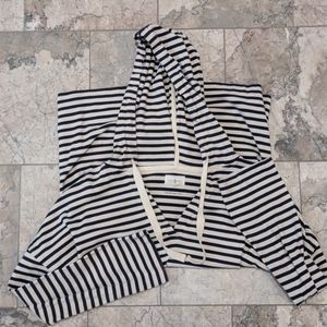 Lou and Grey Organic Cotton Striped Hoodie